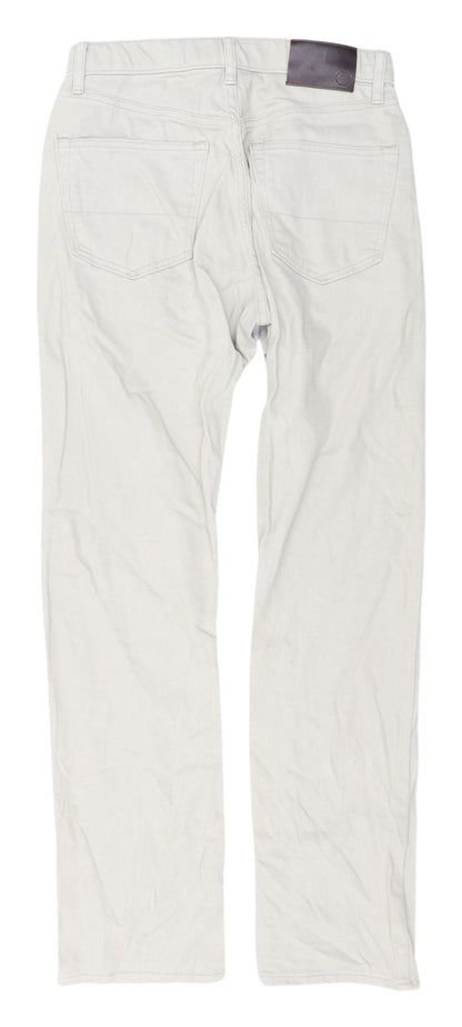 Marks and Spencer Men's Ivory Straight Jeans 30W 33L