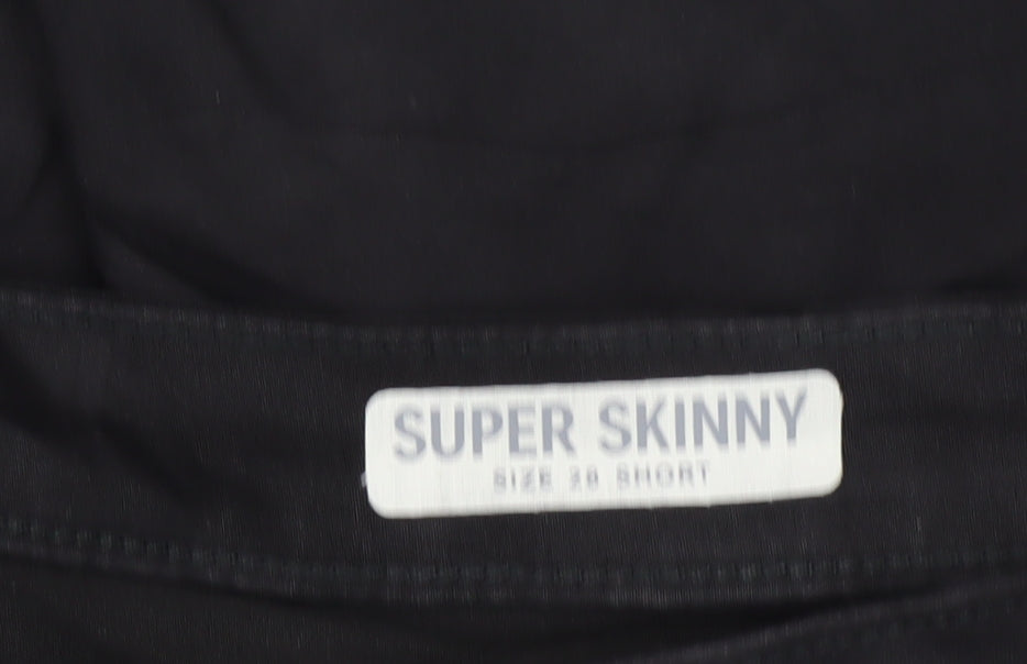 Womens UK Size 10 Marks and Spencer Extra-Slim Fit Skinny Black Jeans