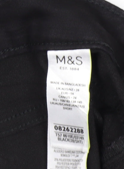 Womens UK Size 10 Marks and Spencer Extra-Slim Fit Skinny Black Jeans