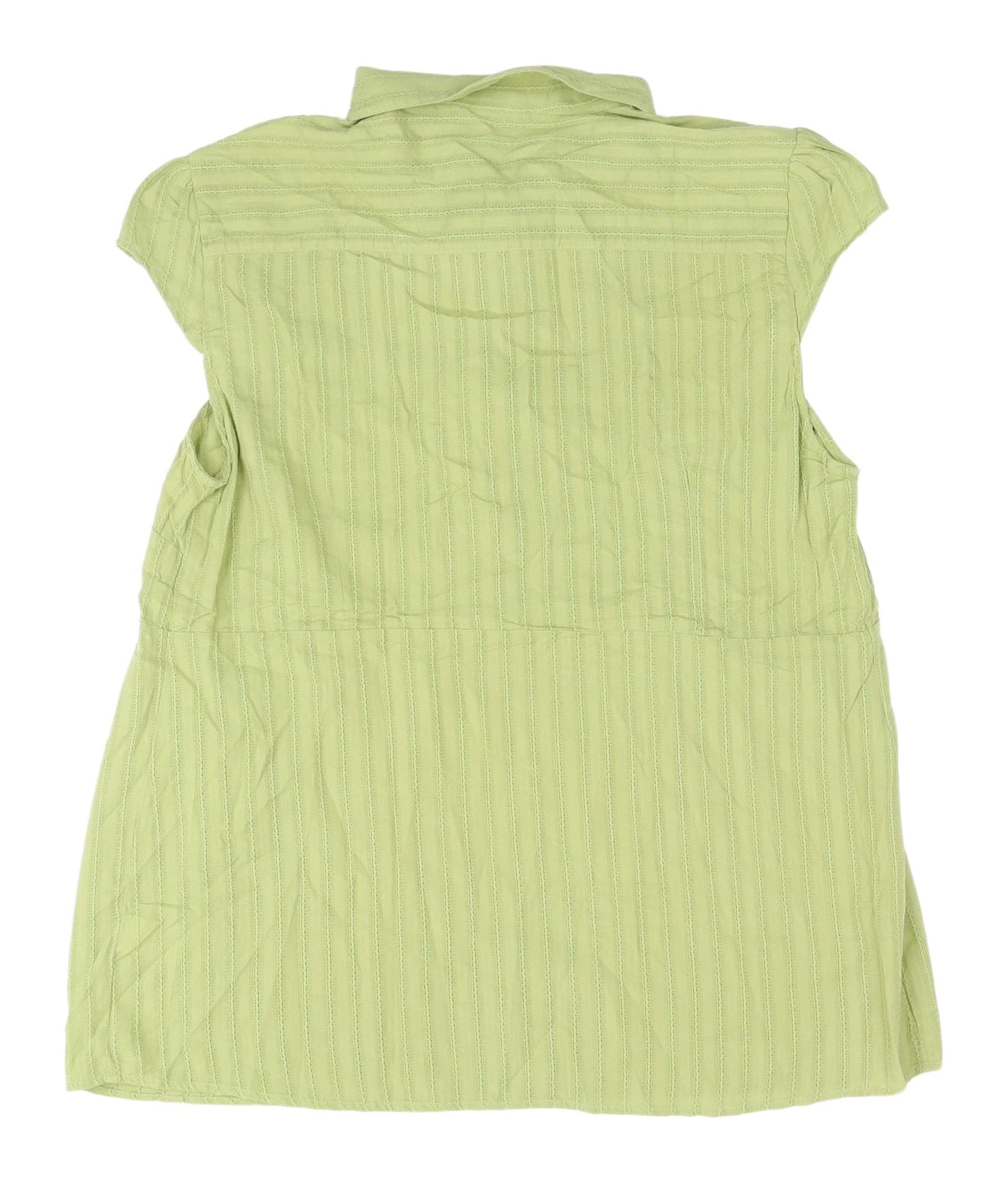 Womens UK Size 16 Marks and Spencer Green Basic Blouse