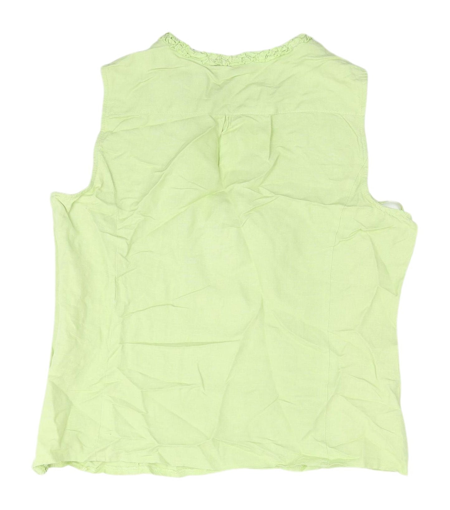 Womens UK Size 16 Just Elegance Green Basic Blouse