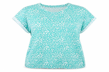Womens UK Size 16 Marks and Spencer Green Basic T-Shirt