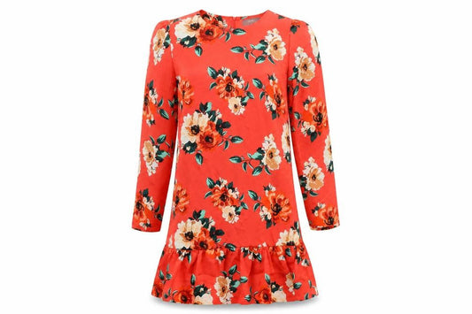 Studio Women's Multicoloured Floral Shift Dress Size 12