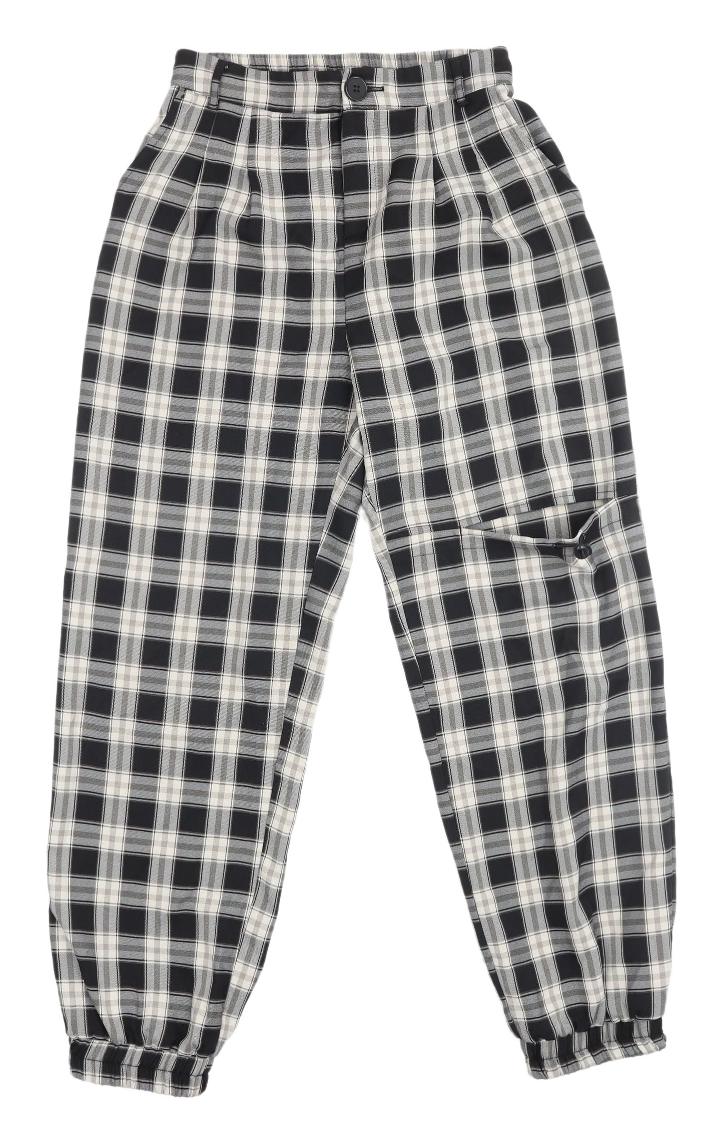 Topfeeling Women's Plaid Jogger Trousers - S, Multicoloured