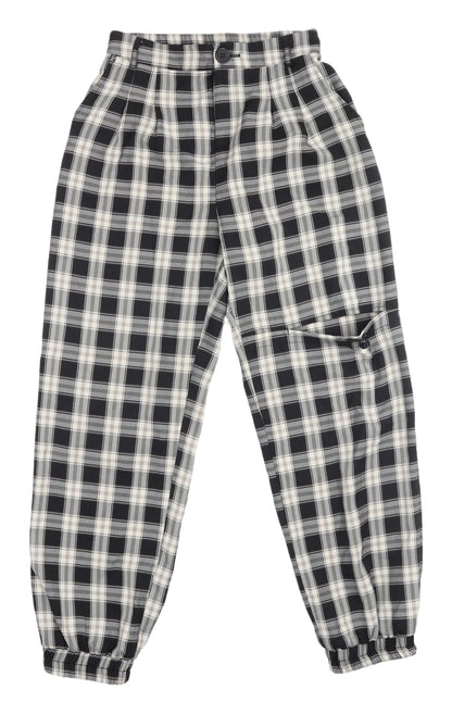 Topfeeling Women's Plaid Jogger Trousers - S, Multicoloured