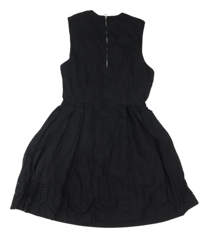 Gap Women's Black Fit & Flare Dress Size 10