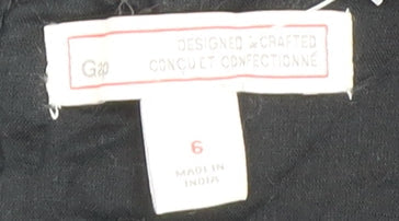 Gap Women's Black Fit & Flare Dress Size 10