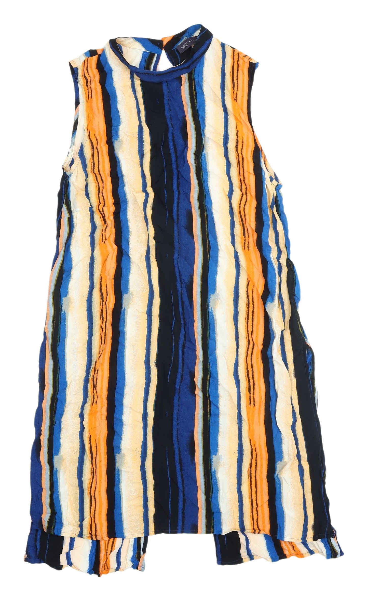 Womens UK Size 12 Marks and Spencer Multicoloured Tunic Blouse