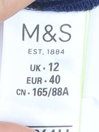 Womens UK Size 12 Marks and Spencer Multicoloured Tunic Blouse