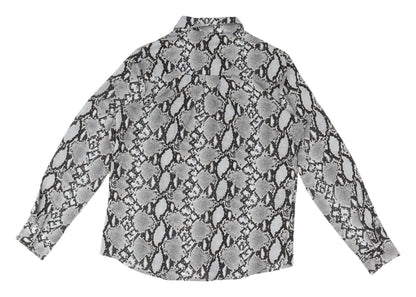 Womens UK Size 10 New Look Grey  Button-Up
