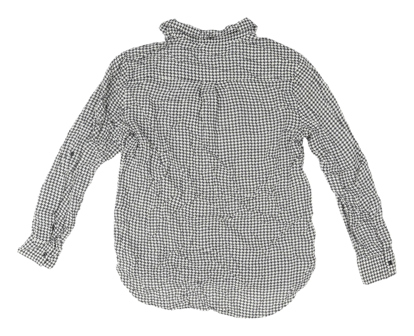 Womens UK Size 12 NEXT Black  Button-Up
