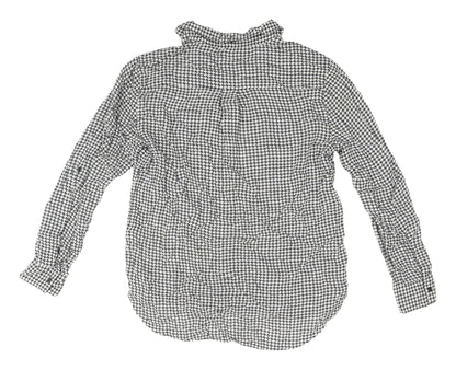Womens UK Size 12 NEXT Black  Button-Up