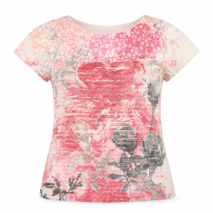 Womens UK Size 14 Per Una Multicoloured Basic T-Shirt
