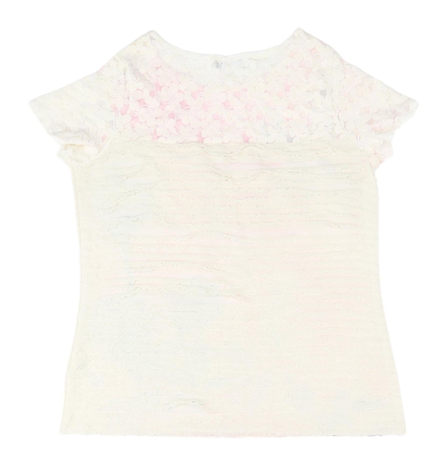 Womens UK Size 14 Per Una Multicoloured Basic T-Shirt