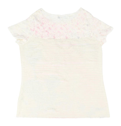 Womens UK Size 14 Per Una Multicoloured Basic T-Shirt