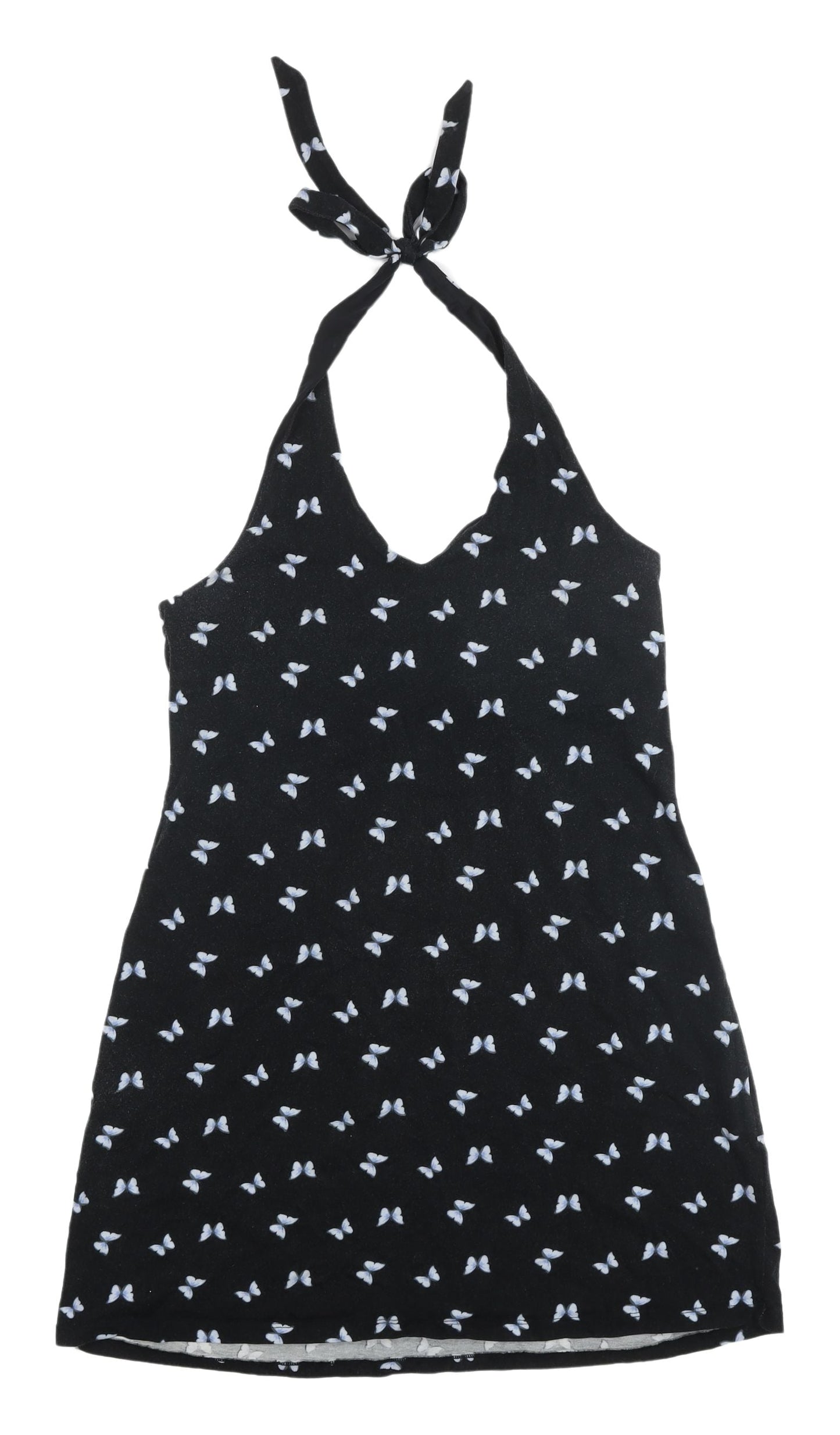 Hollister Black Slip Dress L Womens Summer Halter