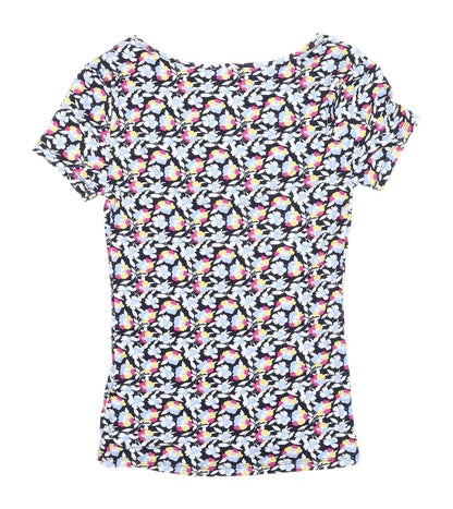 Womens UK Size 6 Marks and Spencer Multicoloured Basic T-Shirt
