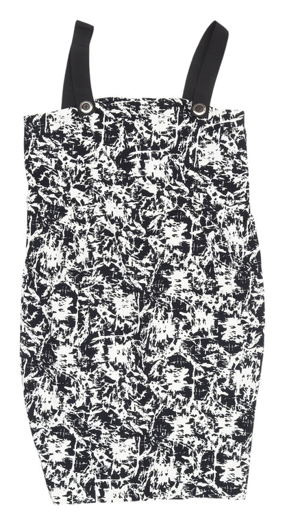River Island Women's Sleeveless Monochrome Dress Size 18
