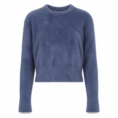 Womens UK Size S Zara Blue Pullover Jumper