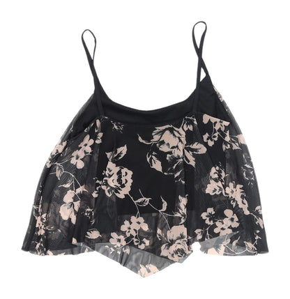 Womens UK Size 8 New Look Black Camisole Tank