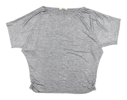 Womens UK Size S Oasis Grey Basic T-Shirt