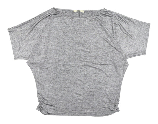 Womens UK Size S Oasis Grey Basic T-Shirt