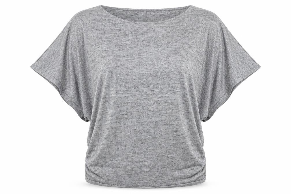 Womens UK Size S Oasis Grey Basic T-Shirt
