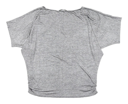 Womens UK Size S Oasis Grey Basic T-Shirt