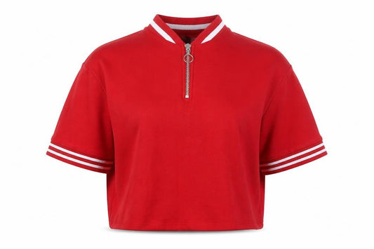 Womens UK Size S H&M Red Jersey Polo