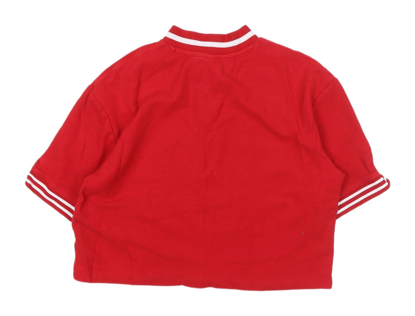 Womens UK Size S H&M Red Jersey Polo