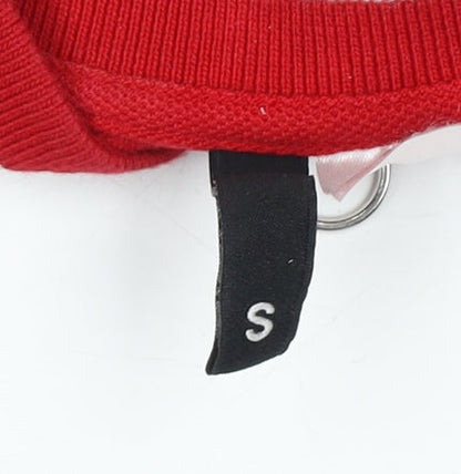 Womens UK Size S H&M Red Jersey Polo