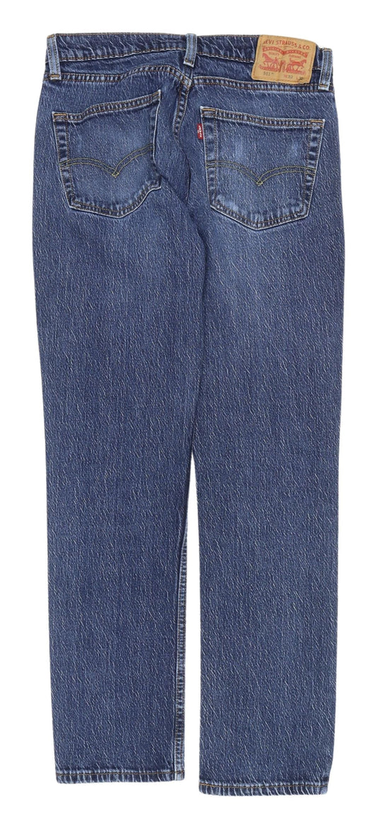 Levi's Men's Blue Slim Straight Jeans