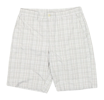 Ben Hogan Men's Grey Chino Shorts, Size 32, Preppy Plaid