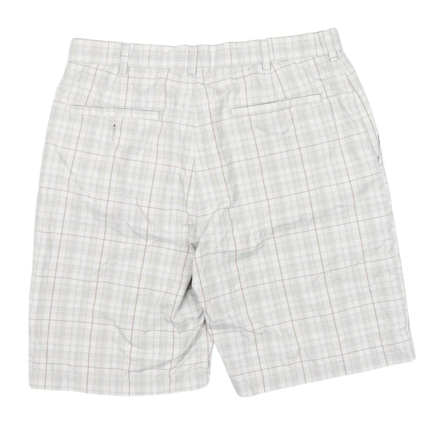 Ben Hogan Men's Grey Chino Shorts, Size 32, Preppy Plaid