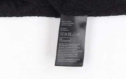 H&M Women's Black Sleeveless V-Neck Knit Dress S