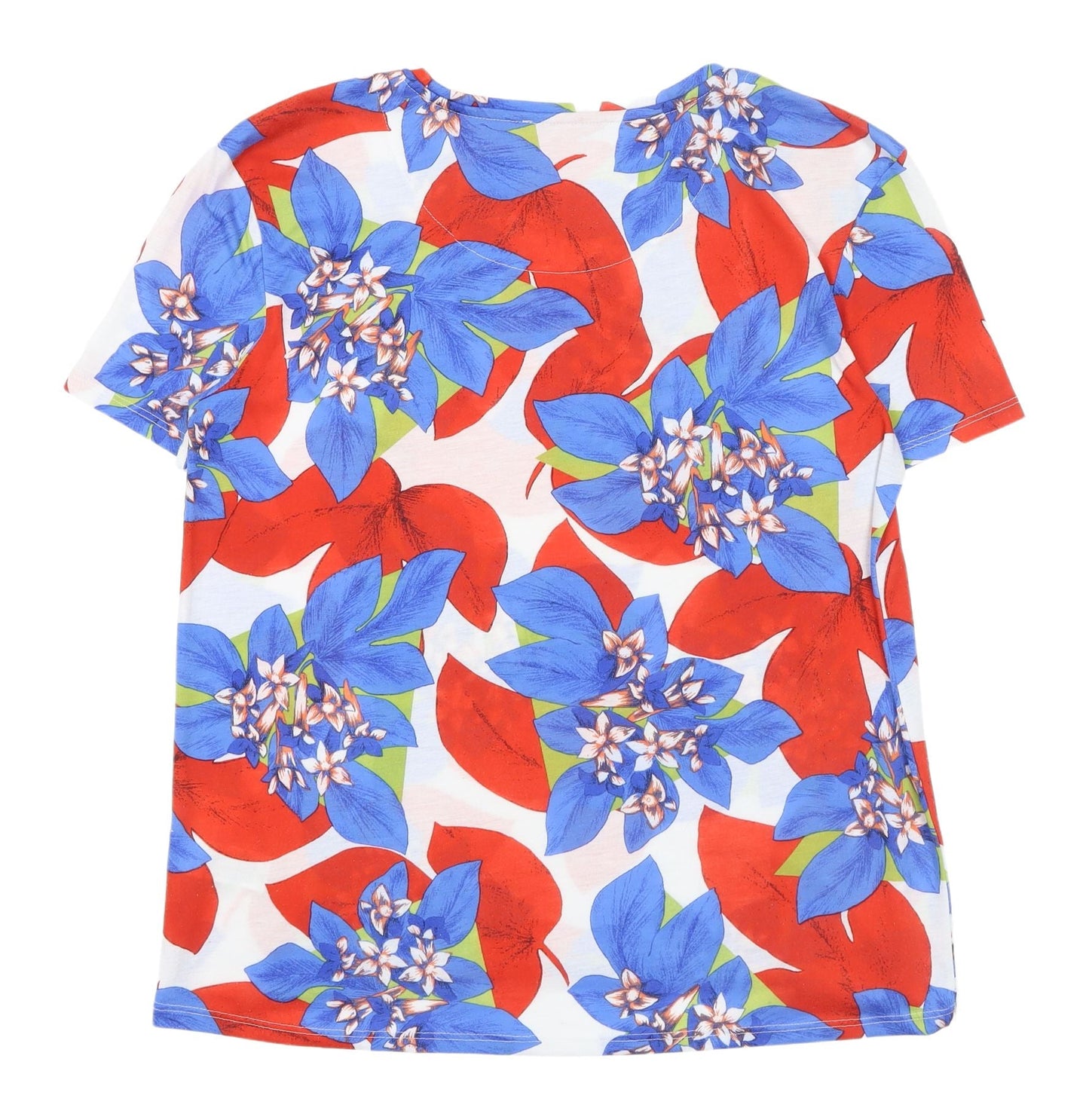 Womens UK Size 12 Marks and Spencer Multicoloured Basic T-Shirt
