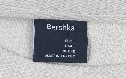 Mens UK Size L Bershka Beige  T-Shirt