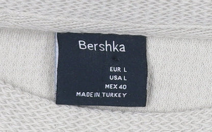 Mens UK Size L Bershka Beige  T-Shirt