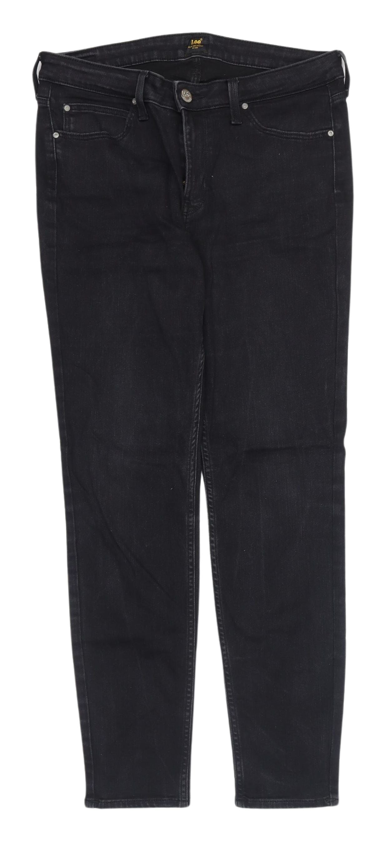Lee Men's Black Skinny Jeans W32 L33 Slim Fit