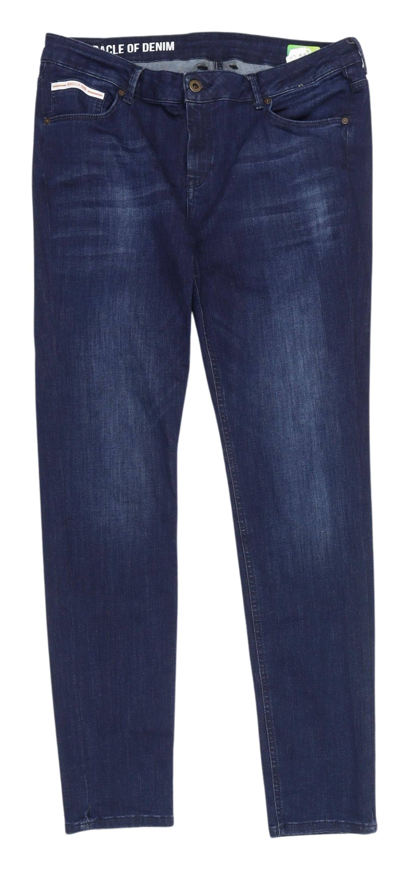 Miracle of Denim Men's Blue Straight Jeans W34