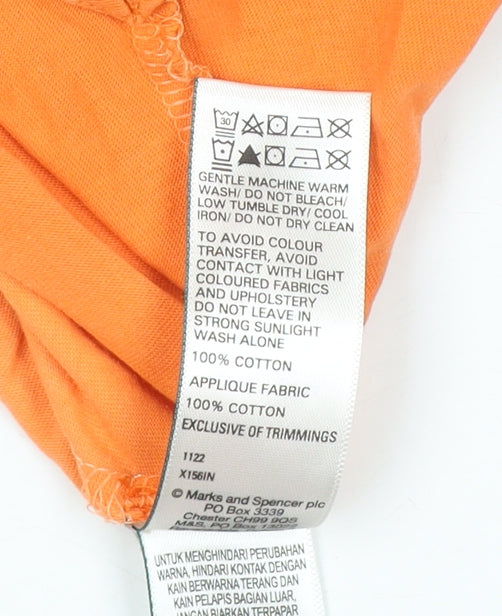Womens UK Size 14 Marks and Spencer Multicoloured Basic T-Shirt