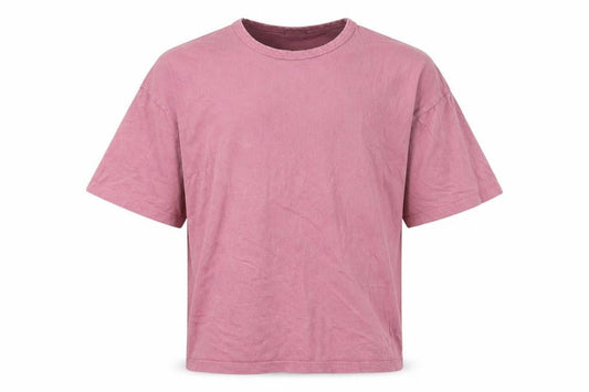 Front view of Asos Design Men's Pink Graphic Print Baguette T-Shirt, M