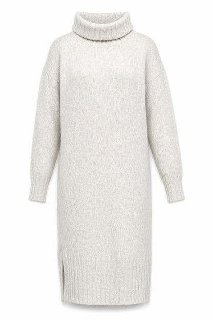 New Look Women's Beige Roll Neck Dress, Size S