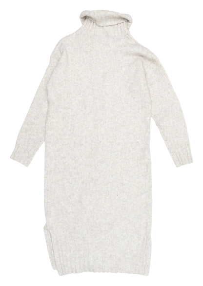 New Look Women's Beige Roll Neck Dress, Size S