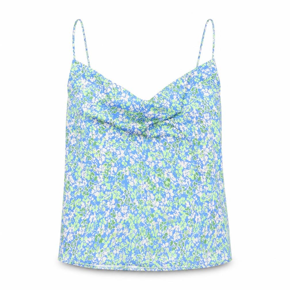 Womens UK Size S Pull & Bear Multicoloured Camisole Tank