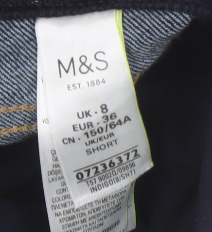 Womens UK Size 8 Marks and Spencer   Blue Jeans