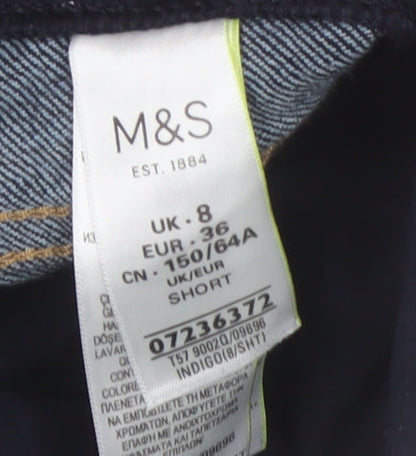Womens UK Size 8 Marks and Spencer   Blue Jeans
