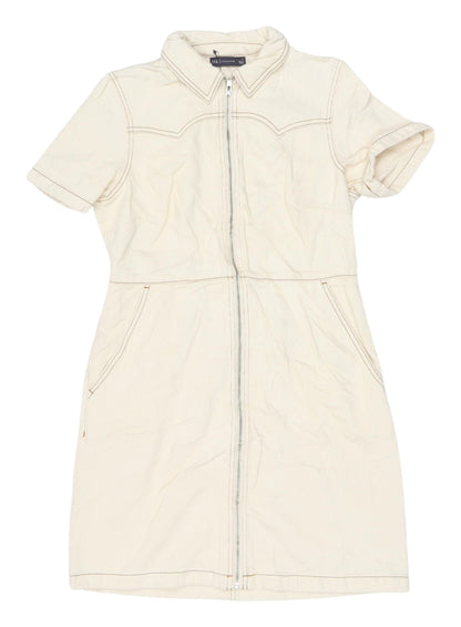 Marks and Spencer Women’s Beige Shirt Dress