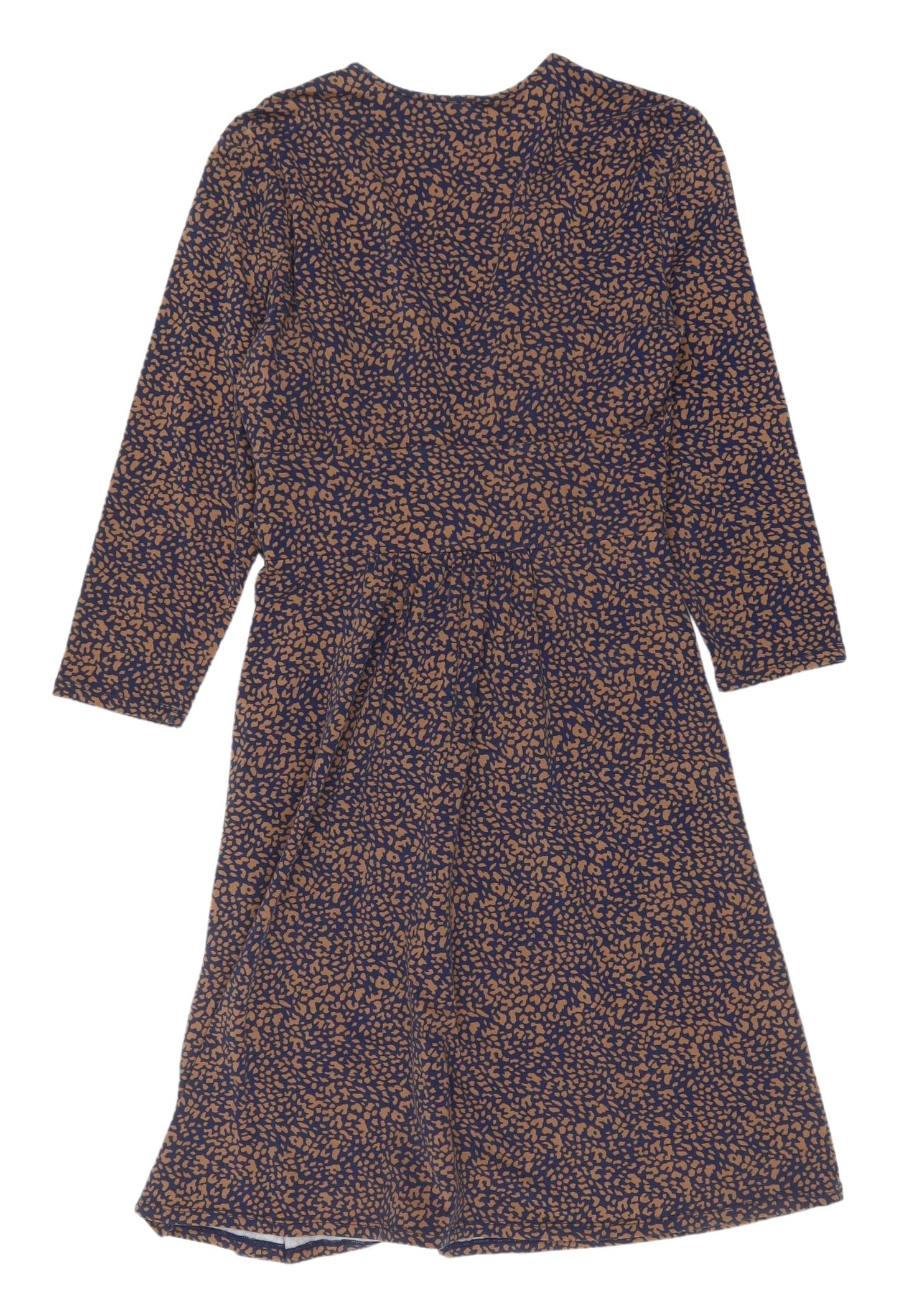 Lands' End Women's Multicoloured Wrap Dress Small