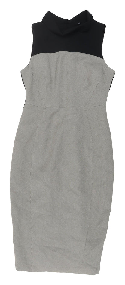 Dorothy Perkins Women's Black Sheath Dress Size 8